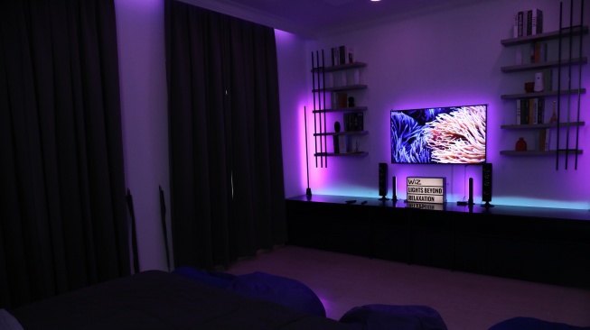 WiZ Light Beyond Relaxation Room. [Dok. Signify]