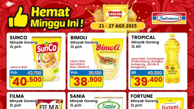 Promo Minyak Goreng Indomaret 28 Agustus  3 September 2025, Belanja Hemat untuk Kebutuhan Dapur!