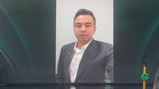 Raffi Ahmad dalam video yang diputar di PIK 2, Jakarta Utara pada Kamis, 28 Agustus 2025. [Suara.com/Rena Pangesti]