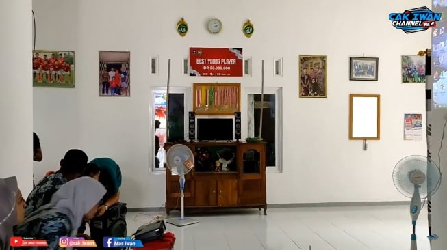 Potret rumah Pratama Arhan di Blora (YouTube/Cak Iwan Channel New)