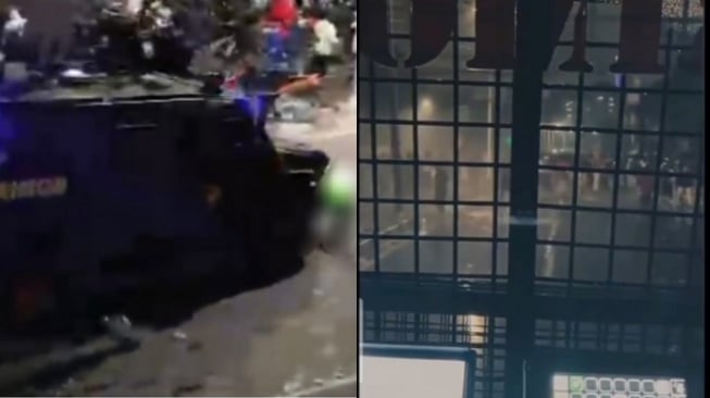 Viral rekaman suara polisi dalam mobil rantis pasca tewasnya driver ojol di kawasan Pejompongan, Jakarta Pusat. (tangkapan layar/ist)