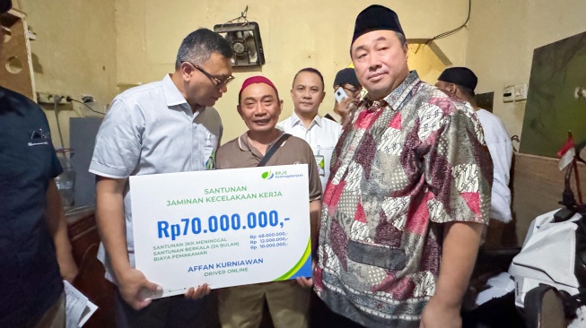 Direktur Utama BPJS Ketenagakerjaan, Pramudya Iriawan Buntoro menyatakan bahwa Affan Kurniawan semasa hidupnya adalah peserta aktif BPJS Ketenagakerjaan, sehingga memiliki hak yang akan diberikan kepada ahli waris atau keluarganya (Dok: BPJS Ketenagakerjaan)