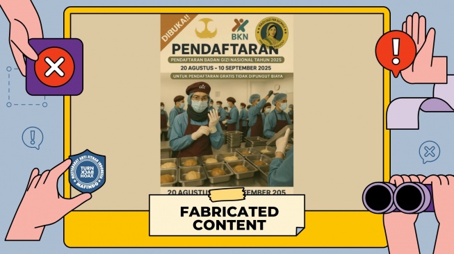 Cek Fakta: Benarkah Pendaftaran Badan Gizi NasionalDibuka Kembali?