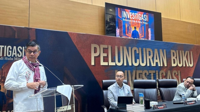 Peluncuran buku Investigasi yang ditulis oleh Anggota Komisi III DPR Hinca Panjaitan. (ist)