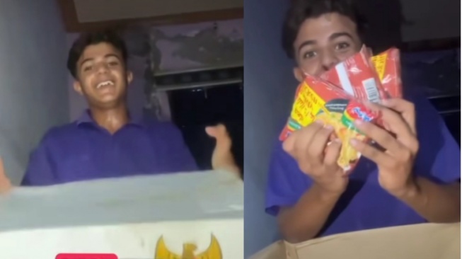 Bak Temukan Harta Karun, Momen Warga Gaza Unboxing Bantuan dari Pemerintah Indonesia Bikin Haru