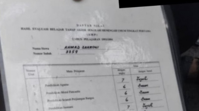 Jazah dari rumah Ahmad Sahroni