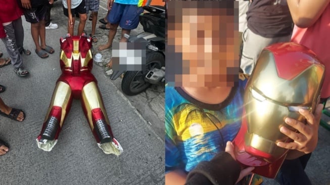 Penampakan Patung Iron Man Milik Sahroni Dijarah, Harganya Ratusan Juta? (X)