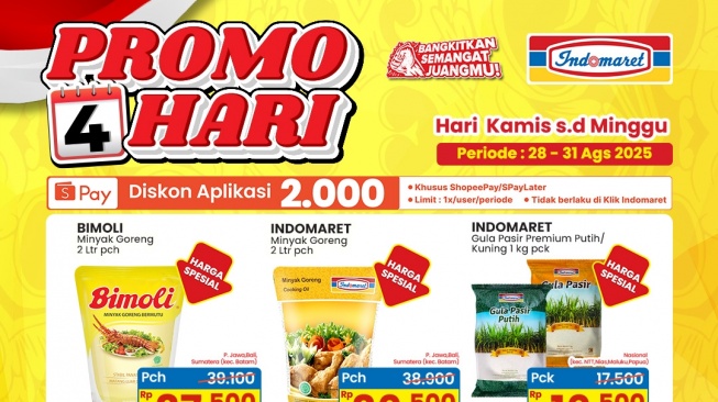 Indomaret Gebrak Akhir Pekan! Promo 4 Hari Bikin Belanja Hemat Nggak Ketulungan!