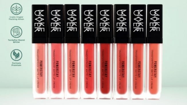 Make Over Powerstay Transferproof Matte Lip Cream (Shopee)
