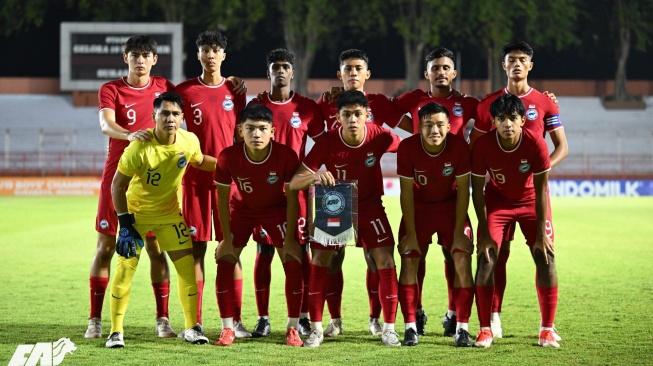 Regenarasi, Singapura Turunkan Pemain U-20 di Kualifikasi Piala Asia U-23 2026