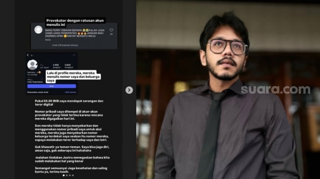 Nomor Pribadi Disebar, Ferry Irwandi Klaim Jadi Target Serangan Digital