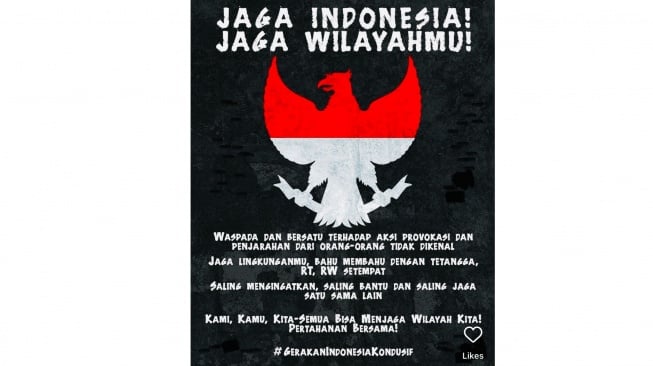 LISAN Prabowo Luncurkan Gerakan Indonesia Kondusif: Cegah Anarki, Waspada Provokasi