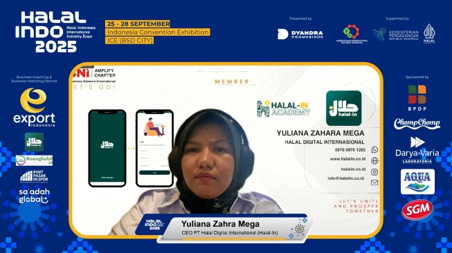 Chief Executive Officer PT Halal Digital International (Halal-In) Yuliana Zahra Mega (Dok: Halal Indo 2025)