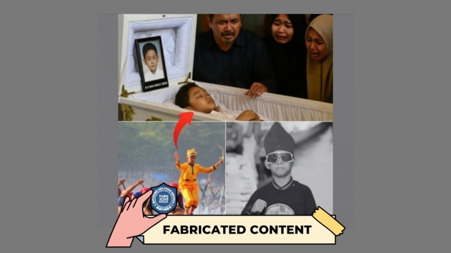 Viral hoaks Rayyan "Pacu Jalur" viral di media sosial. [Dok. TurnBackHoax]