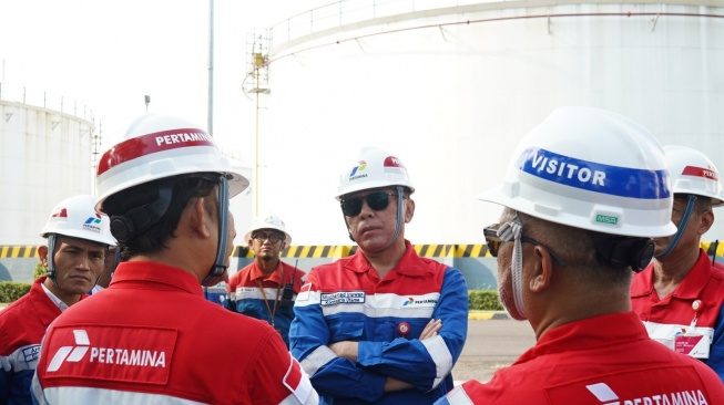 Pastikan Kesiagaan Operasional, Komut Pertamina Mochamad Iriawan Cek Terminal BBM Rewulu