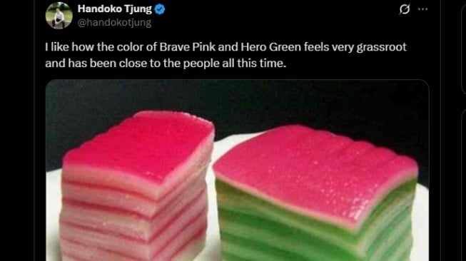 Dari Anime Sampai Kue Lapis: Warna Brave Pink Simbolkan Kreativitas Perlawanan Warganet