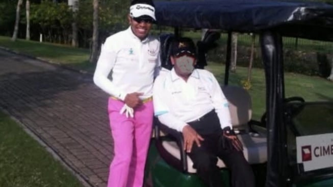 Outfit golf ala Ahmad Sahroni (X.com)