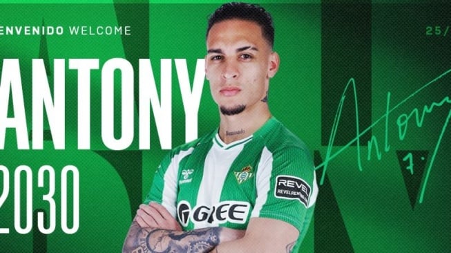 Done Deal! Rogoh Kocek Setengah Triliun, Real Betis Boyong Antony dari MU