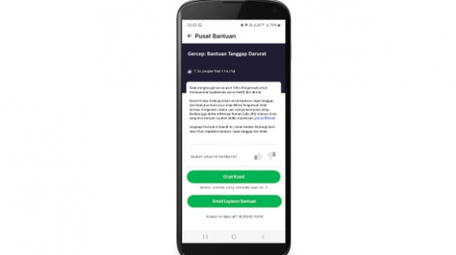Insiatif darurat “GERCEP” Grab Respon Cepat. [Grab Indonesia]