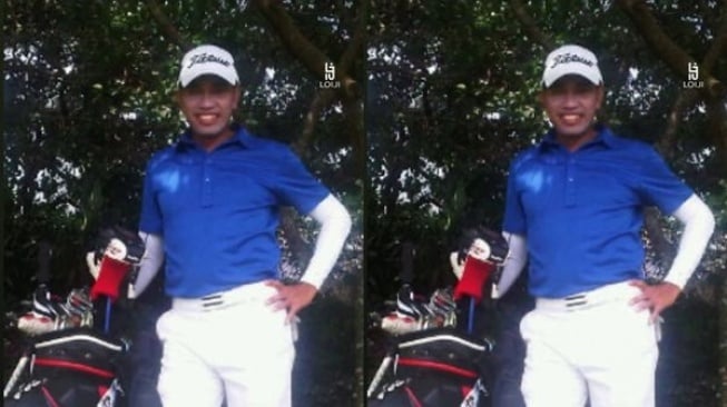 Outfit golf ala Ahmad Sahroni (X.com)