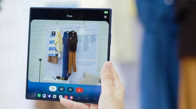 Google Gemini di Galaxy Z Fold7. [Samsung]