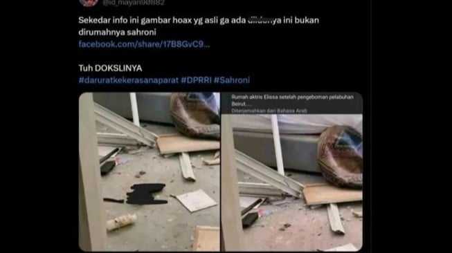 Jejak Digital Buktikan Foto 'Black Mamba' Bukan dari Rumah Ahmad Sahroni, Ini Sumber Aslinya
