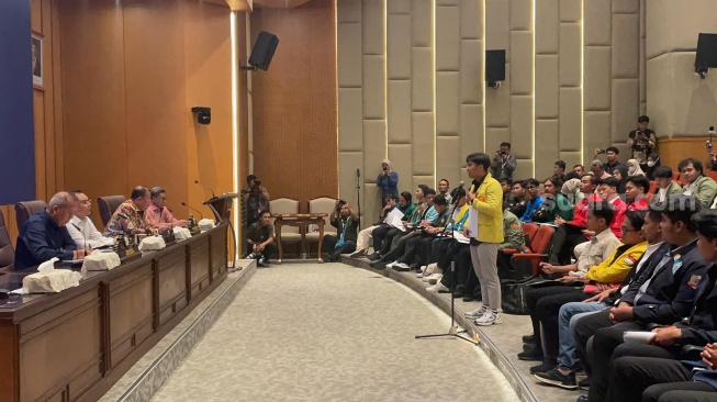 Di Hadapan Pimpinan DPR, Mahasiswa Keberatan dengan Pernyataan Prabowo Soal Dugaan Makar