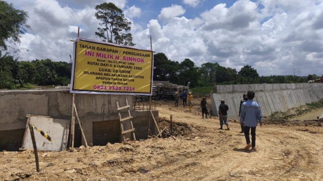 Sudah 70 Persen Dikerjakan, Proyek Turap Kanaan Bontang Tersendat Gegara Sengketa