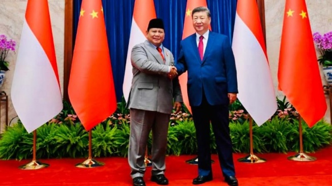 Presiden Prabowo Subianto bertemu dengan Presiden Tiongkok Xi Jinping saat mengunjungi Beijing, Rabu (3/9/2025). [Laily Rachev - Biro Pers Sekretariat Presiden]