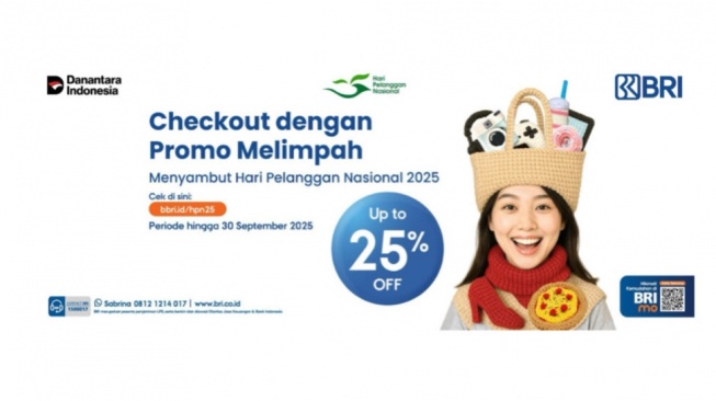 Hari Pelanggan Nasional 2025: Nikmati Promo Spesial BRI, Diskon Sampai 25%