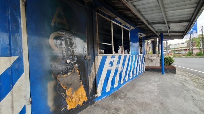 Saksi Mata Ungkap Detik-Detik Pos Polisi Monjali Terbakar: Lihat Motor Vario Kabur