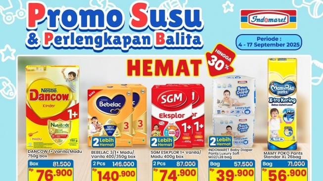 Promo Susu dan Perlengkapan Balita Indomaret Bikin Mama Happy!