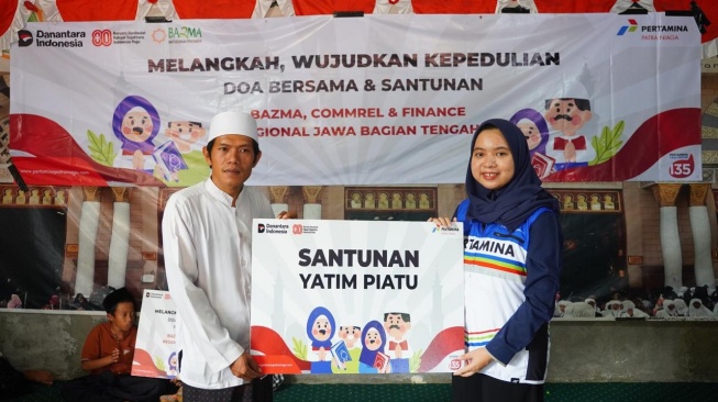 Peringati Maulid Nabi, Pertamina Patra Niaga JBT Berikan Santunan di Panti Asuhan Semarang
