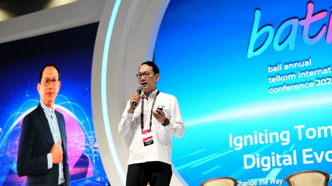 Direktur sekaligus Chief Enterprise Strategic Relation Officer XLSMART, Andrijanto Muljono di ajang Batic 2025. [XLSMART]