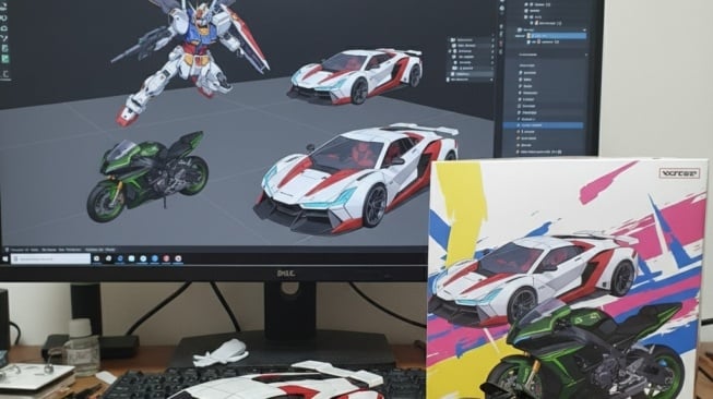3 Platform Pembuat Foto Miniatur Motor dan Mobil Populer ala BANDAI, Buruan Coba!