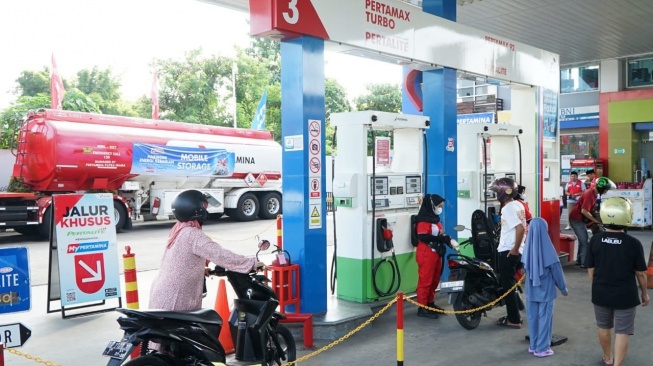 Ilustrasi Stok gas atau LPG 3kg di Jawa Tengah dan DIY. [Dok Pertamina]