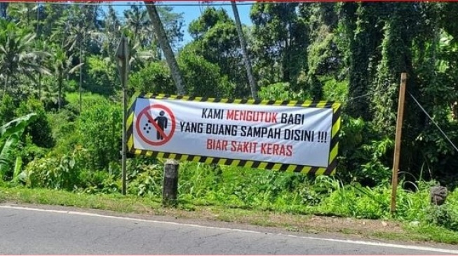 Buang Sampah Sembarangan di Sini Bisa Terancam Kena Kutukan Dan Sakit Parah