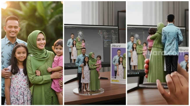 Cara Buat Foto Keluarga Jadi Video Gerak Miniatur ala BANDAI, Lengkap 5 Prompt OpenArt AI