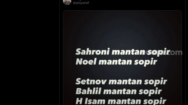 Sindiran Pedas? Akademisi Sebut Jejak Sopir Sahroni, Noel, Setnov, Bahlil, hingga Haji Isam