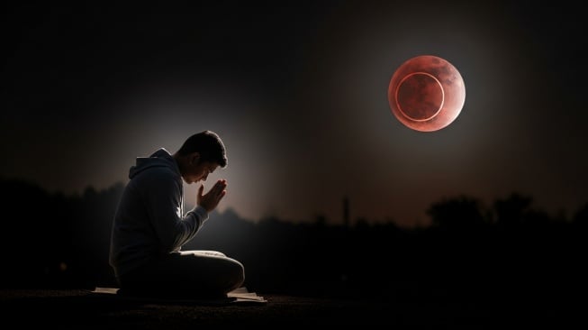 Gerhana Bulan Total 'Blood Moon' di Langit Indonesia: Bacaan Dzikir, Doa, dan Jadwalnya