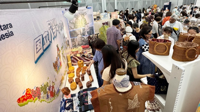 Tokyo Handmade Marche 2025 yang digelar pada 6–7 September 2025 di Tokyo Dome, Jepang menghadirkan UMKM binaan PNM (Dok: PNM)
