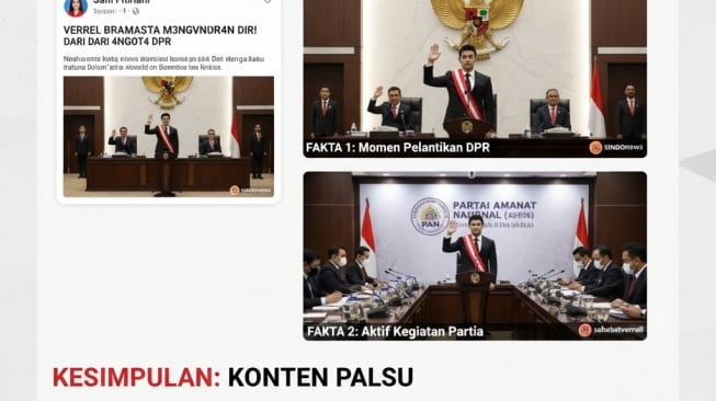 CEK FAKTA: Verrell Bramasta Mundur dari DPR Karena Tak Mau Makan Uang Haram