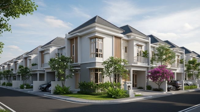 Ilustrasi rumah hook. [AI Imagen 4]