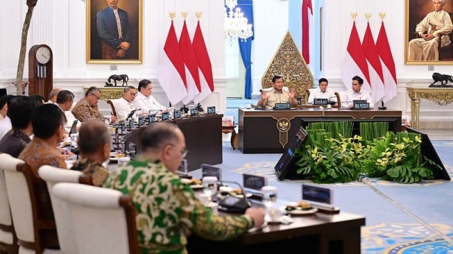 Sri Mulyani bagikan foto rapat terkahirnya dengan presiden Prabowo (Instagram)