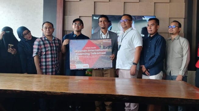 Telkomsel Sumbagsel menggelar silaturahmi bersama dengan agen travel di Palembang