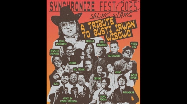 A Tribute to Gusti Irwan Wibowo, sebuah tribut bagi mendiang Gusti Irwan Wibowo yang lebih dulu berpulang di bulan Juni 2025 (Dok: Synchronize Fest 2025)