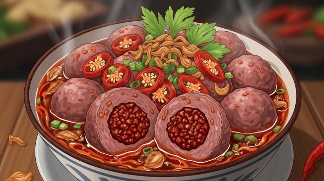 Resep Bakso Mercon Pedas Meledak, Bisa Jadi Ide Usaha