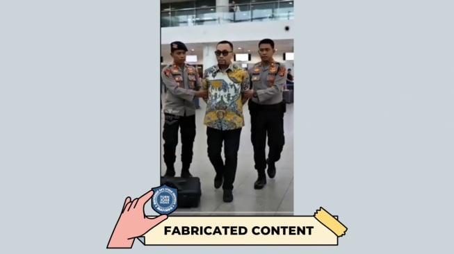 CEK FAKTA: Video Viral Penangkapan Ahmad Sahroni di Bandara, Benarkah?