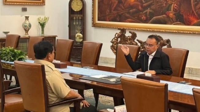 Dasco Sambangi Prabowo di Istana, Lapor Perkembangan Terkini di Tanah Air hingga Keputusan DPR