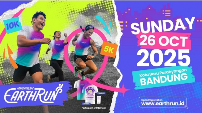 Mandatalam Earth Run 2025: Lari dan Lestarikan Bumi di Kota Baru Parahyangan Bandung